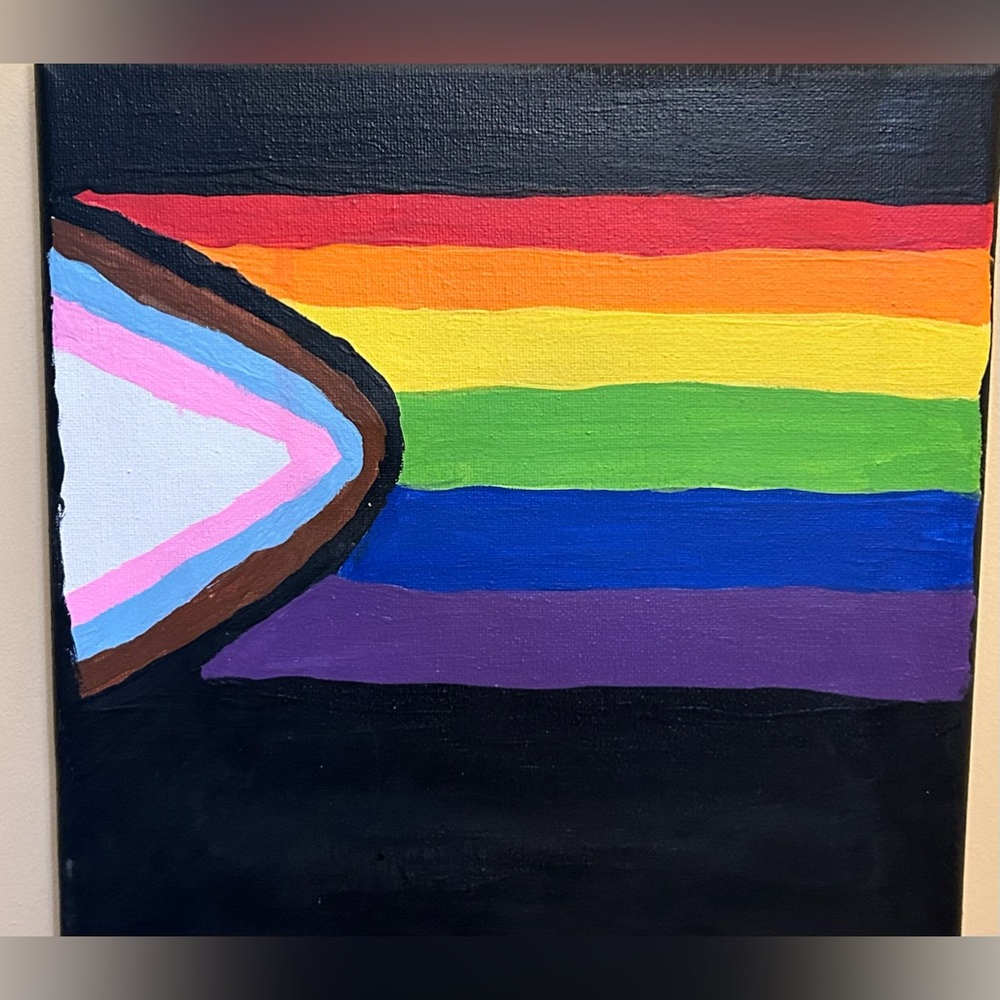 Original ‘Pride’ Acrylic Panting 10x10 canvas